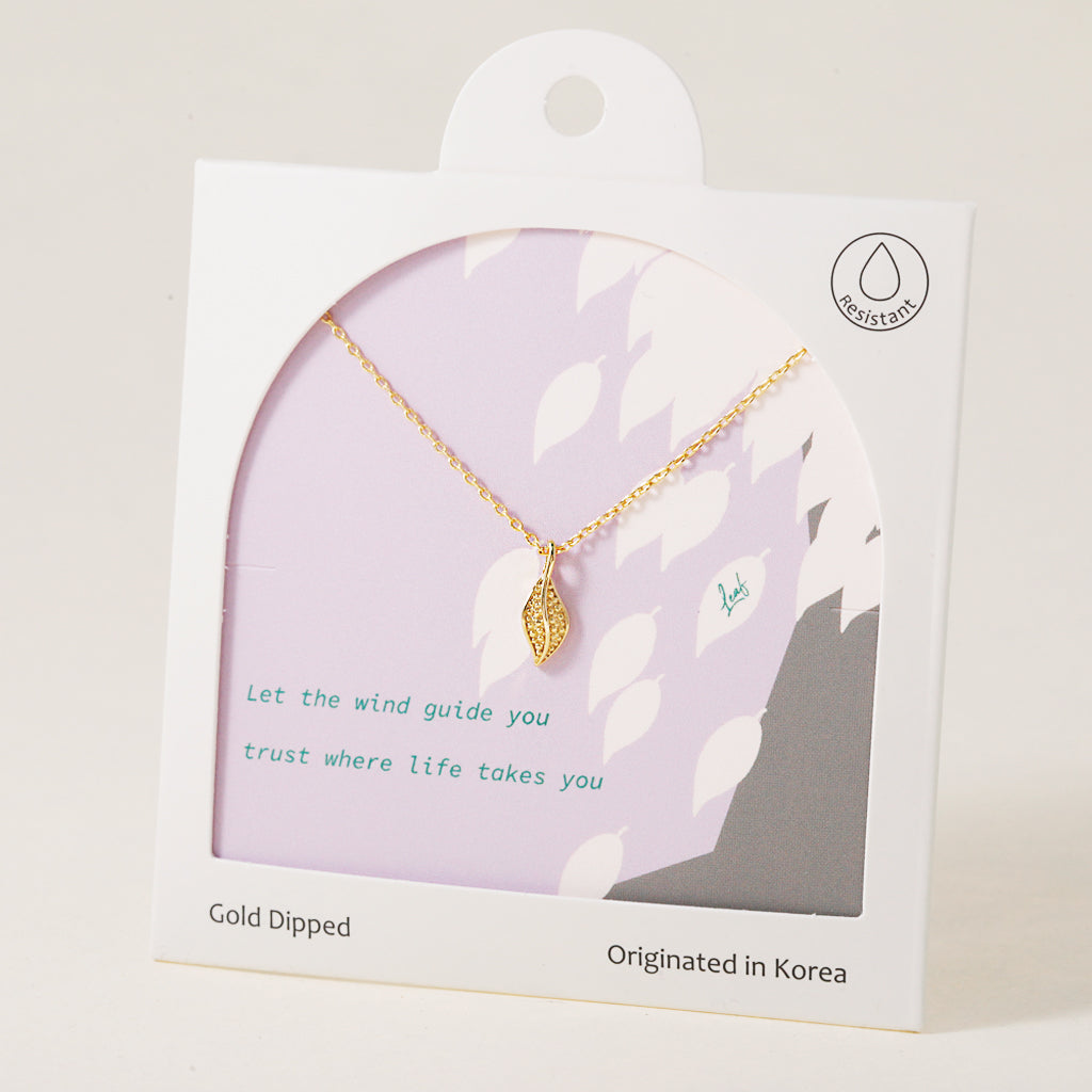 Leaf a Life,  Necklace