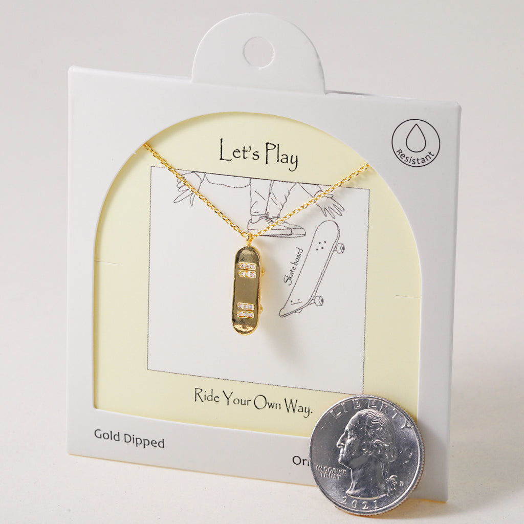 Skateboard All the Way, Necklace