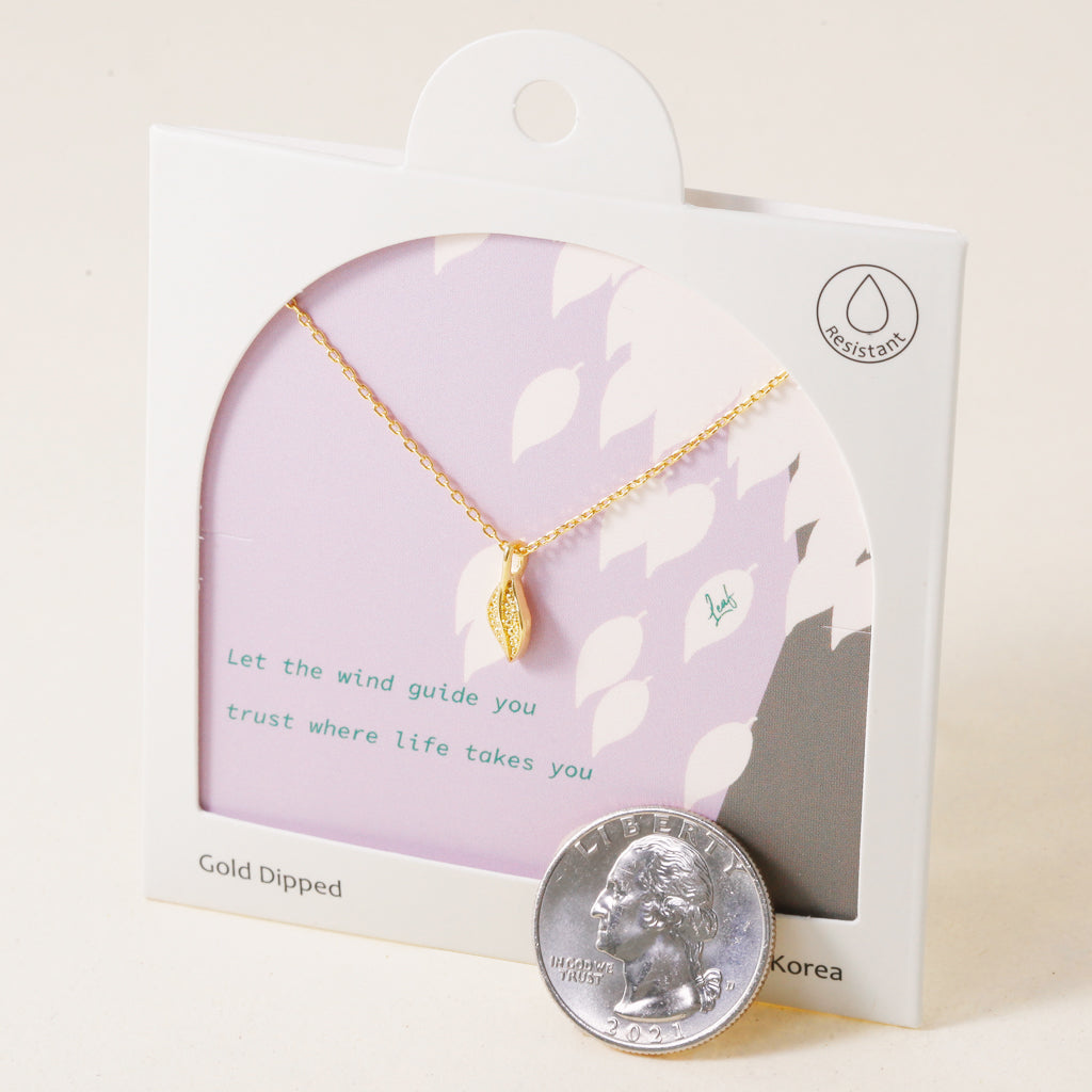 Leaf a Life,  Necklace