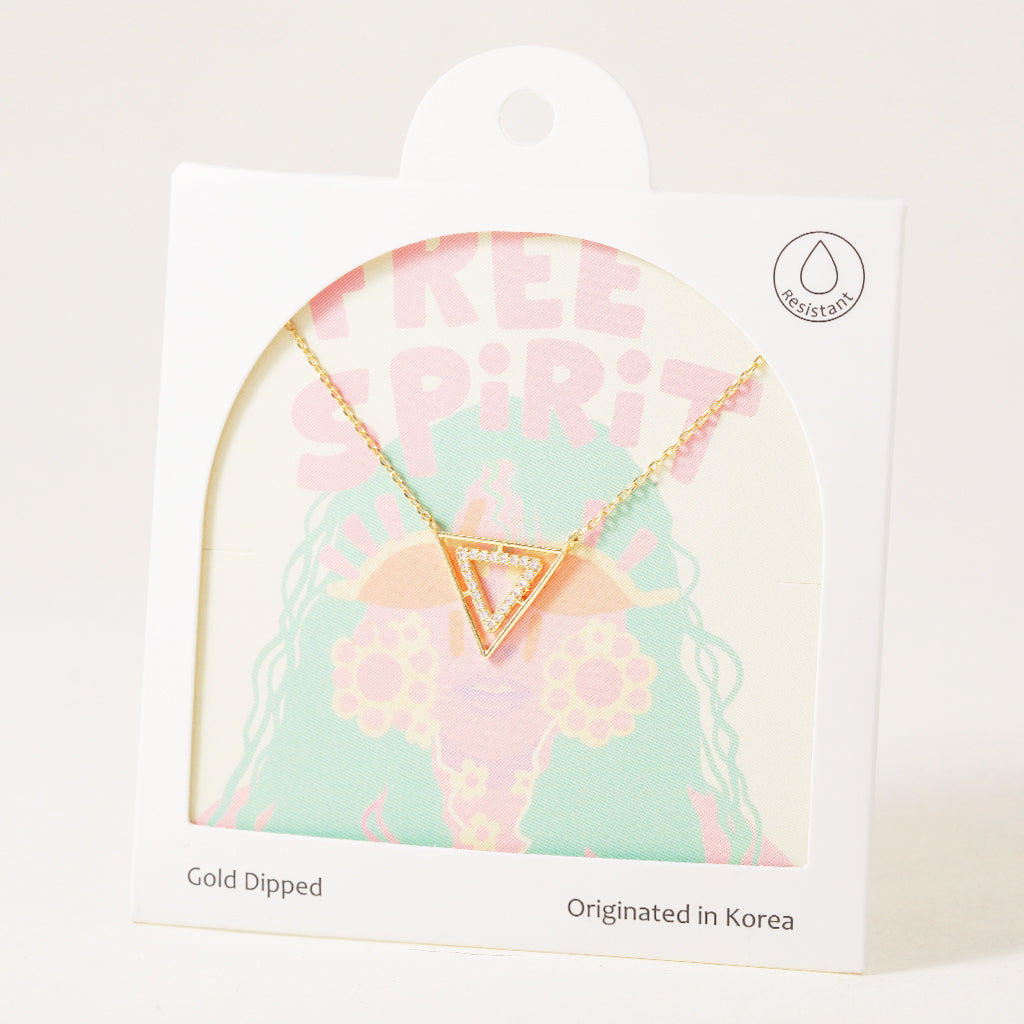 Wanderlust Triangle, Necklace