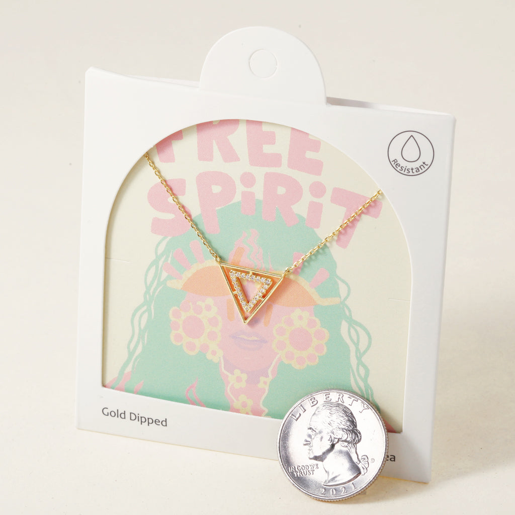 Wanderlust Triangle, Necklace