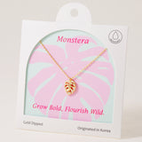 Monstera Bling , Necklace