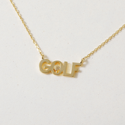 Par-fect Swing ‘GOLF’, Necklace