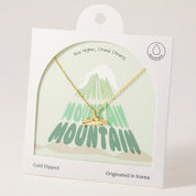 Mountain Peak State of Mind, Necklace