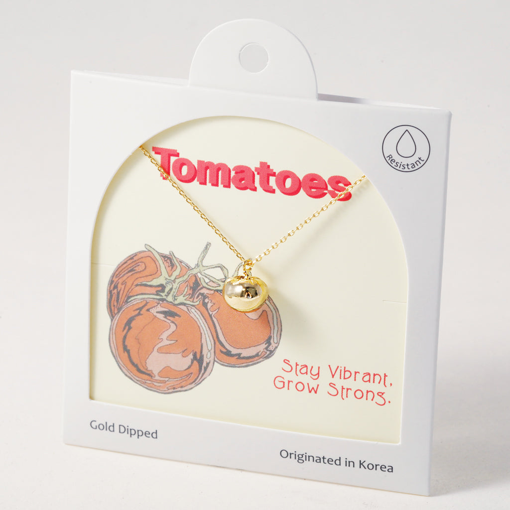 Grow Strong Tomato, Necklace