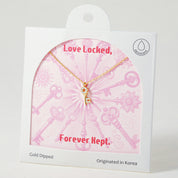 Key to My Heart: Love Locked Necklace