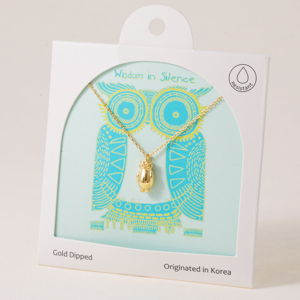 Wisdom Owl, Necklace