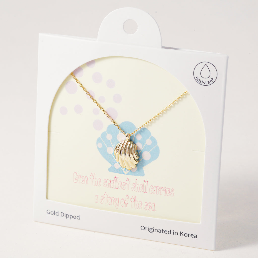 Tiny Shell, Big Style Necklace