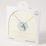 Tiny Shell, Big Style Necklace
