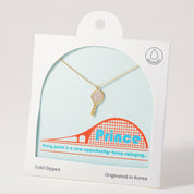 Ace It Tennis Racket, Necklace