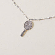 Ace It Tennis Racket, Necklace