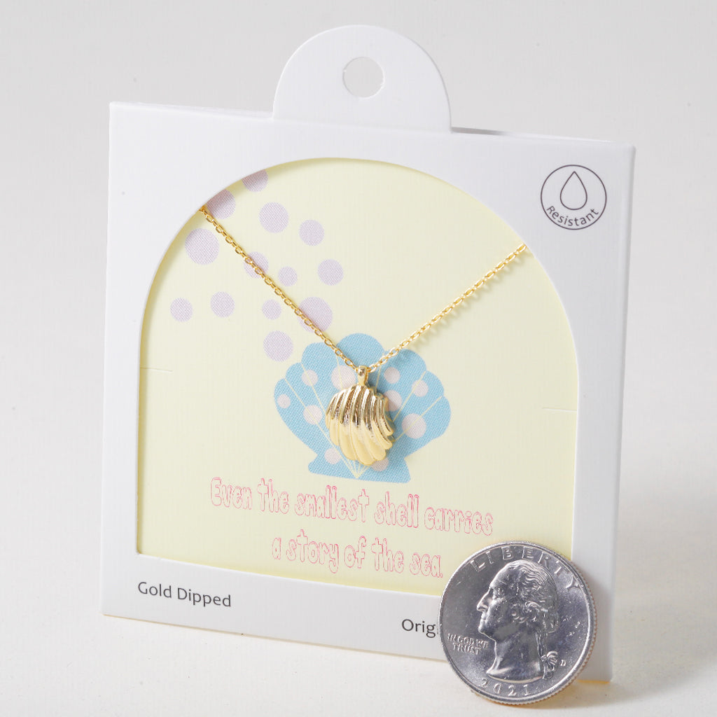 Tiny Shell, Big Style Necklace