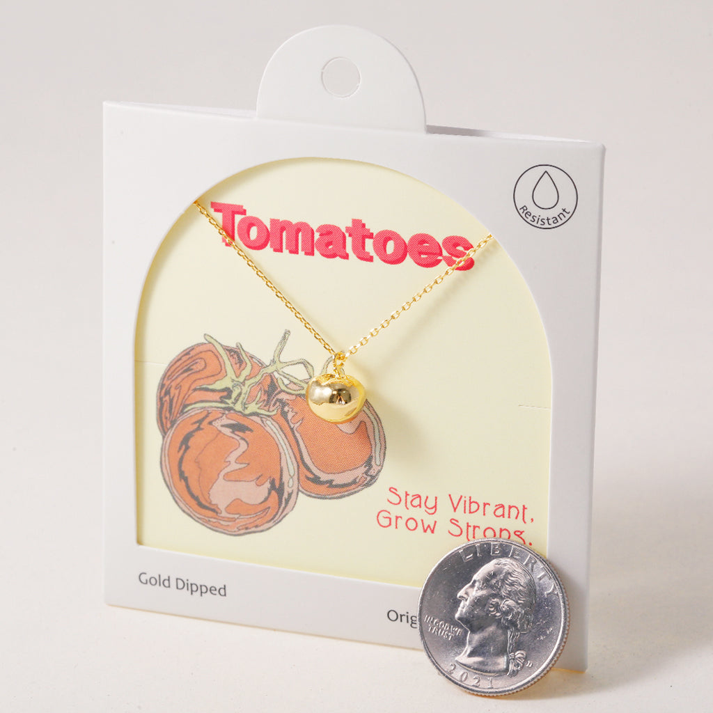 Grow Strong Tomato, Necklace
