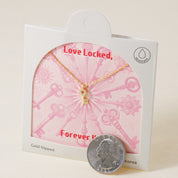 Key to My Heart: Love Locked Necklace