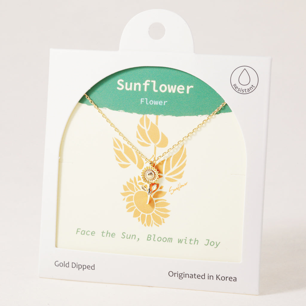 Golden Bloom, Necklace