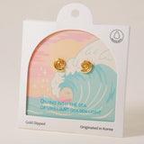 Ocean Whirl,  Earrings