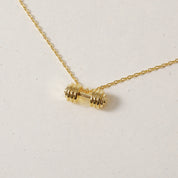 Lift & Believe Dumbbell, Necklace
