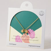 Power Dumbell, Necklace