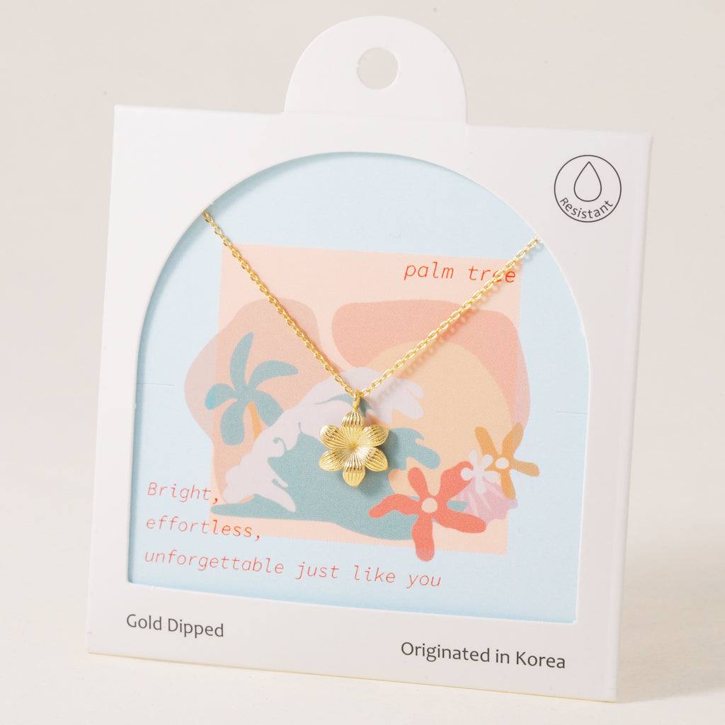 Be My Plumeria, Necklace