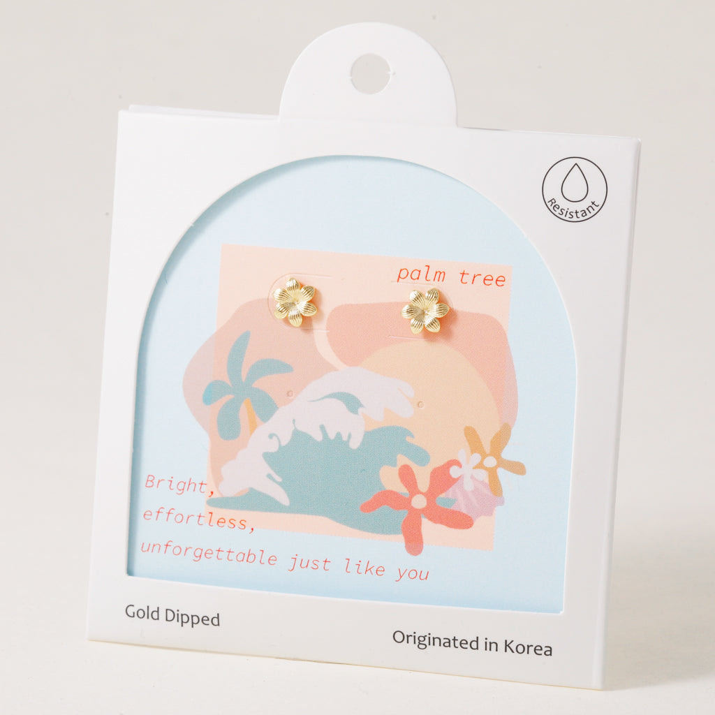 Be My Plumeria, Earring