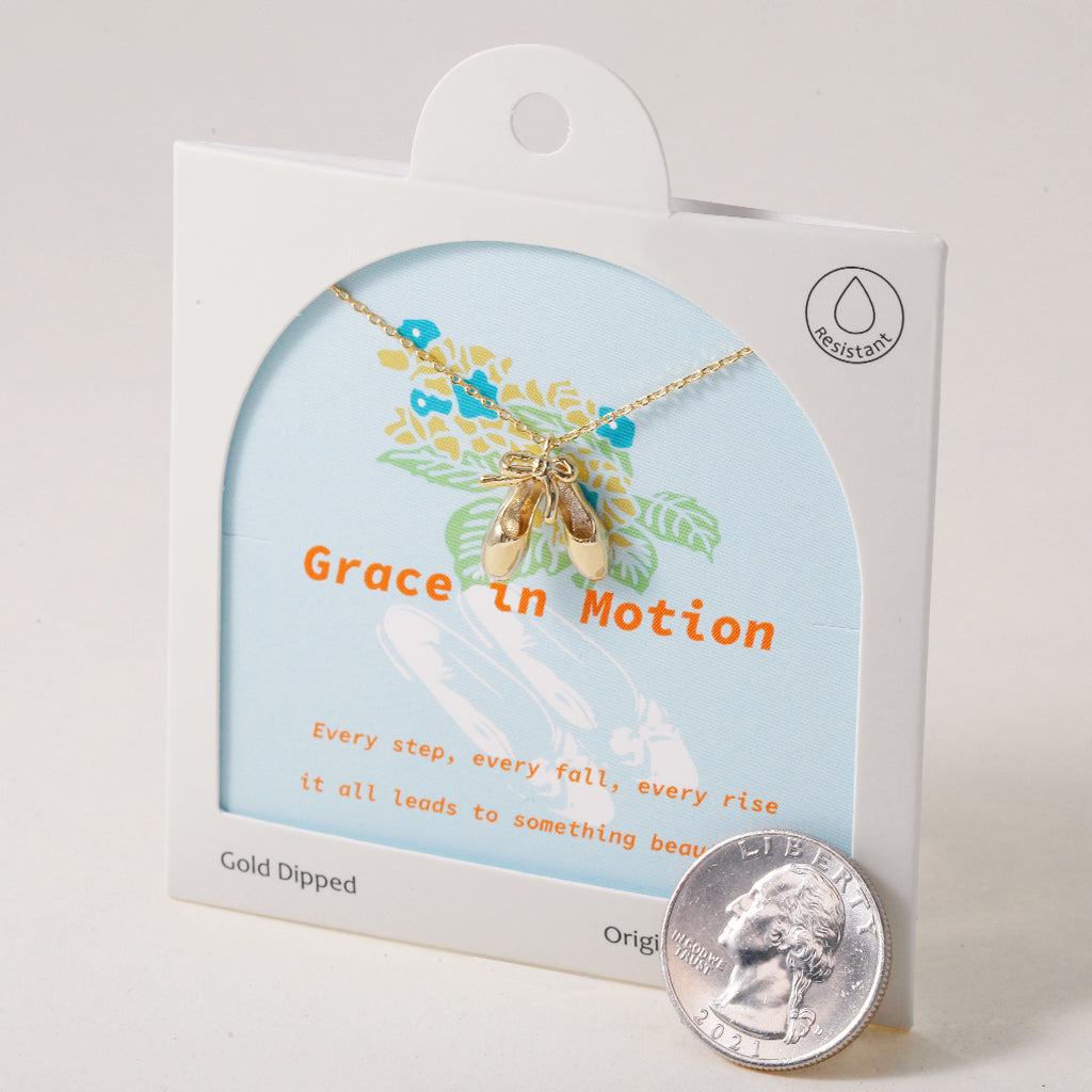 The Grace Ballet Shoe, Necklace