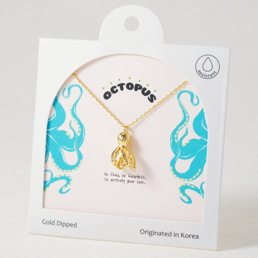 Ocean’s Embrace:  Octopus Necklace