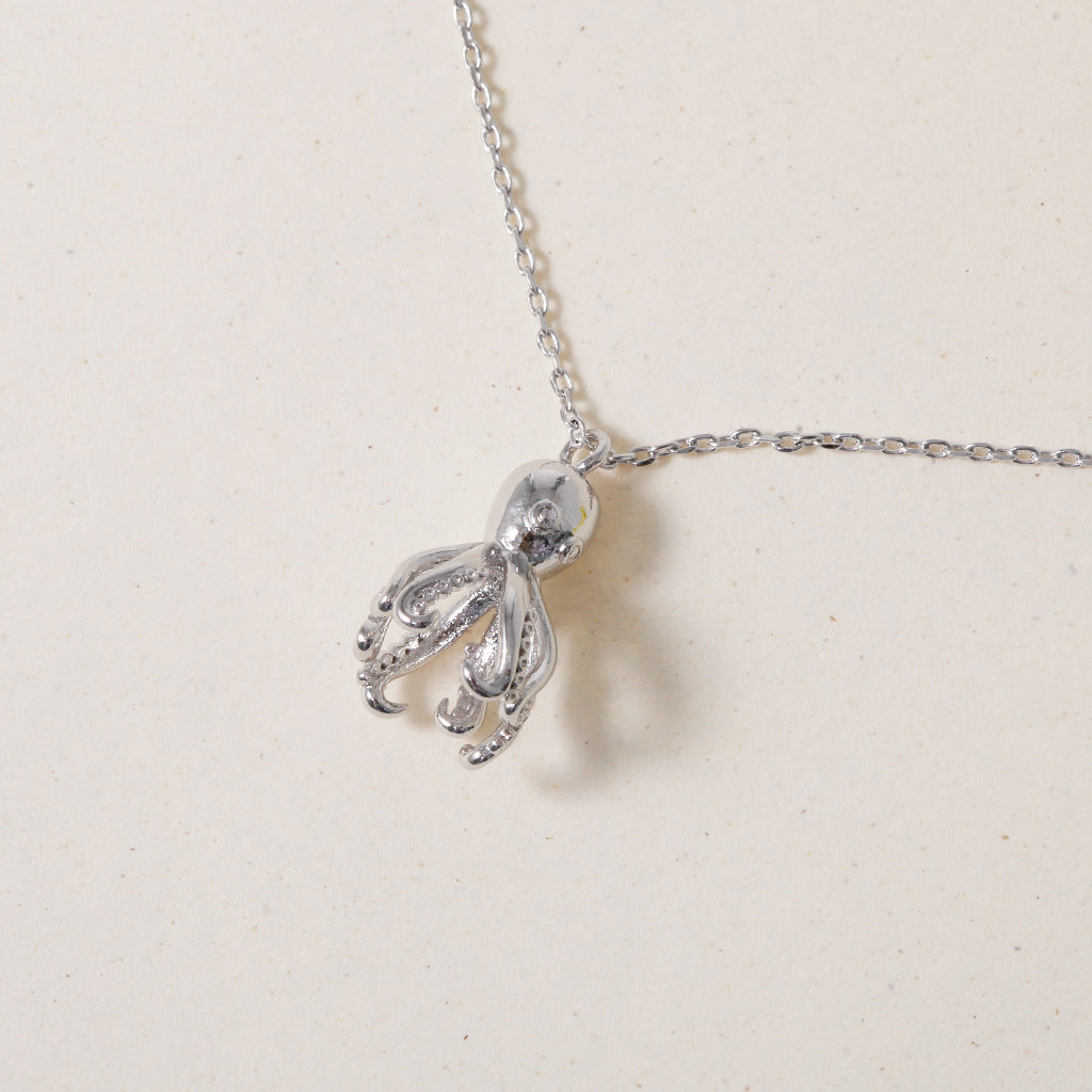 Ocean’s Embrace:  Octopus Necklace