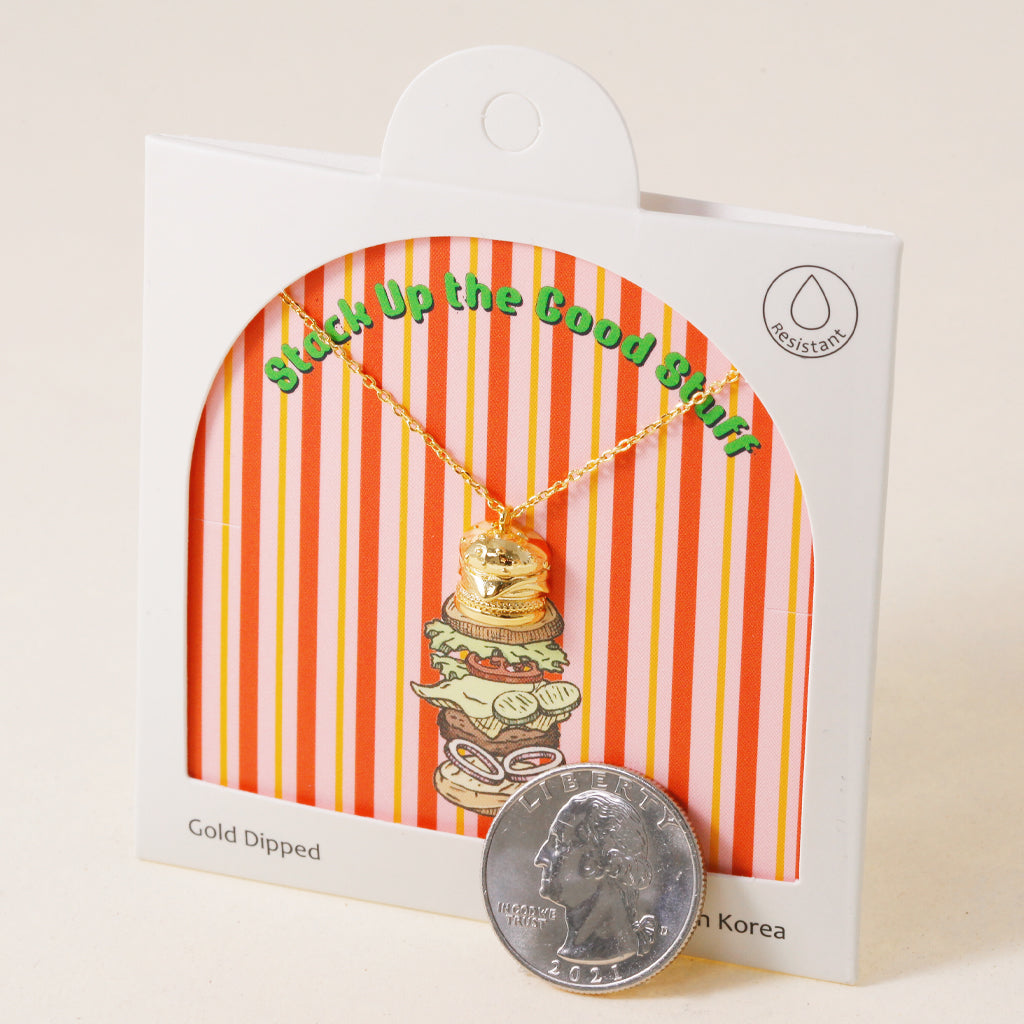 Burger Stacks and Sass, Necklace