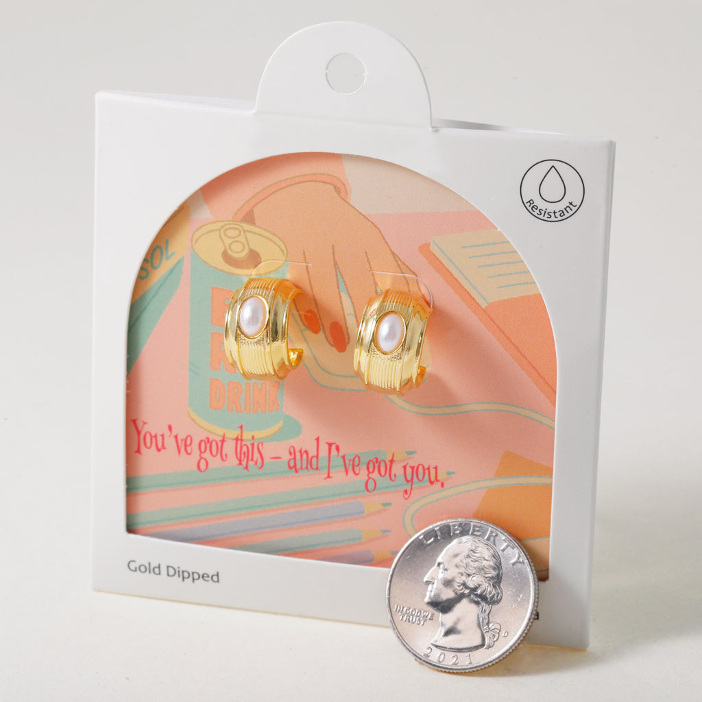 Pearl Accent, Earring