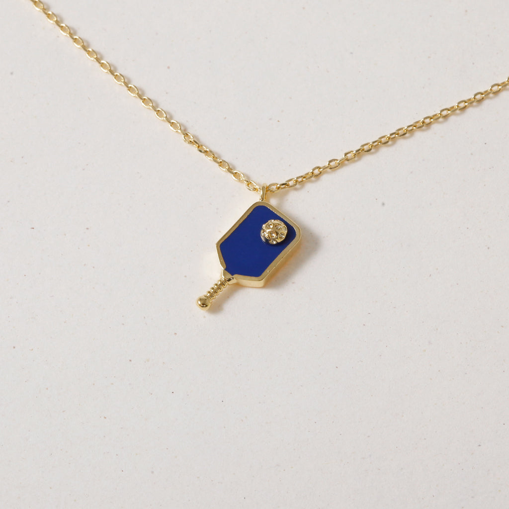 Blue Pickle Pecker Pickleball, Necklace