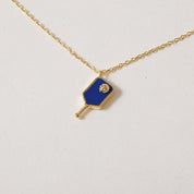 Blue Pickle Pecker Pickleball, Necklace