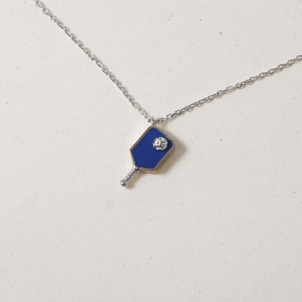 Blue Pickle Pecker Pickleball, Necklace