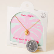 Monstera Bling , Necklace