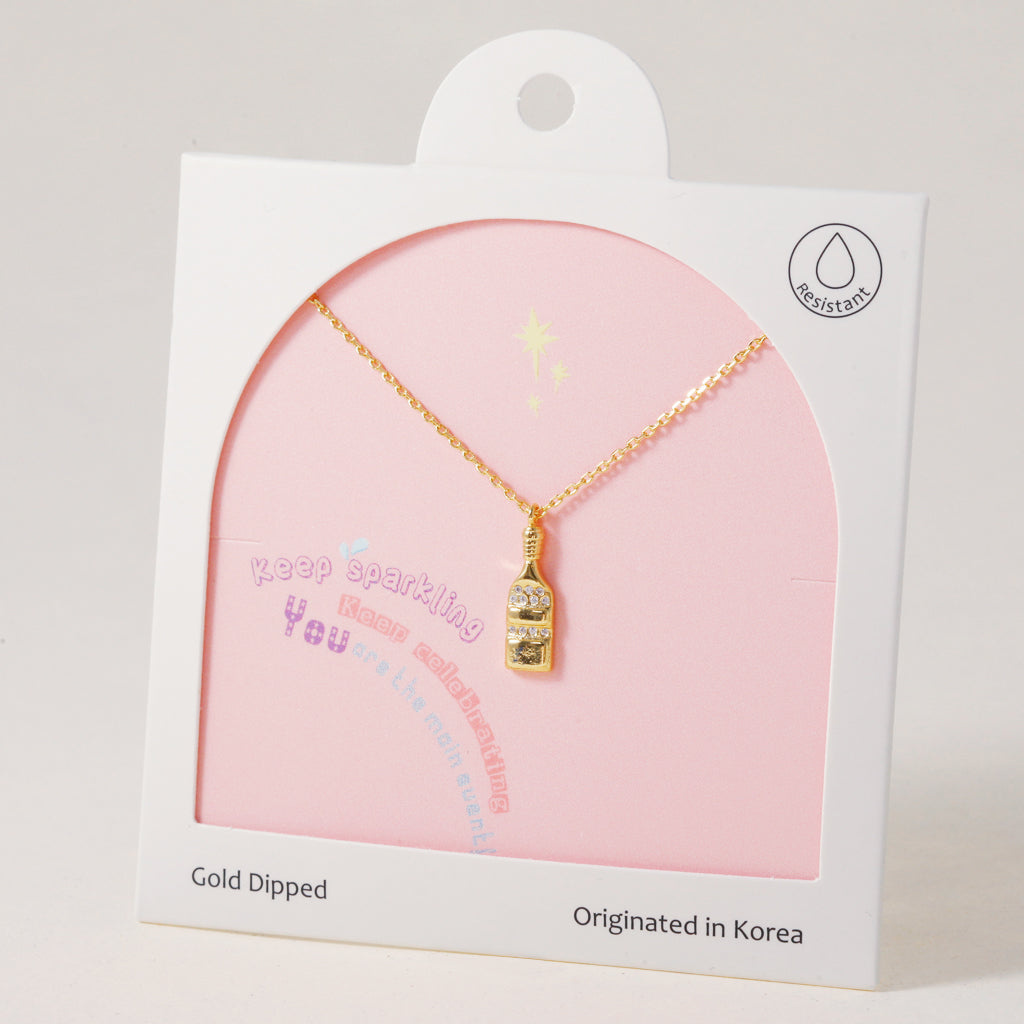 Pop, Fizz Bottle Necklace