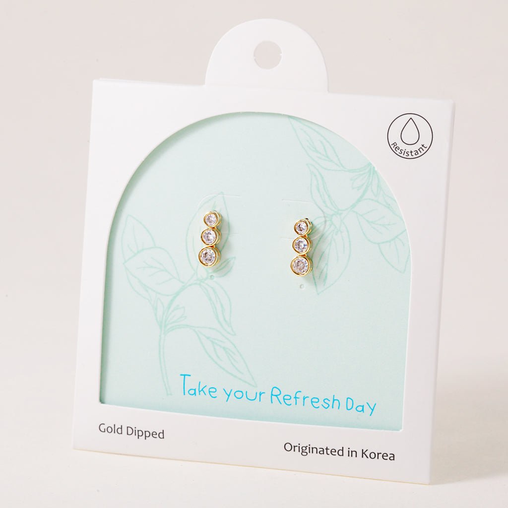 Zen Sparkle Drops, Earring