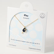 Black Pickle Pecker Pickleball, Necklace