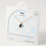Black Pickle Pecker Pickleball, Necklace