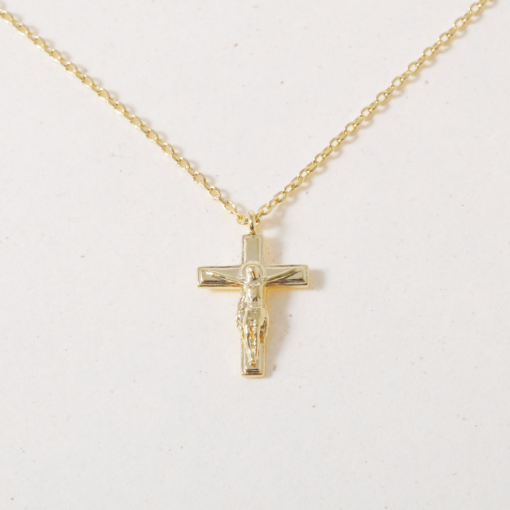 Faith Over Fear Cross, Necklace