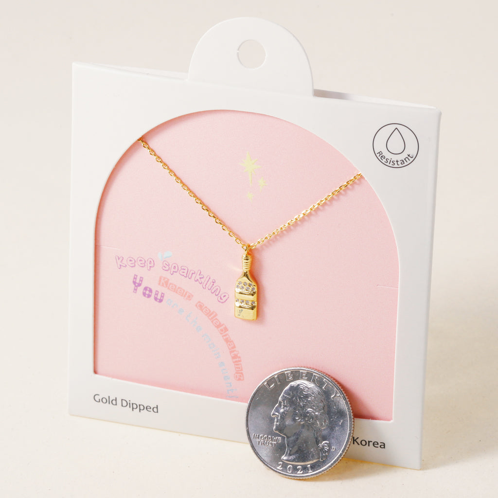 Pop, Fizz Bottle Necklace