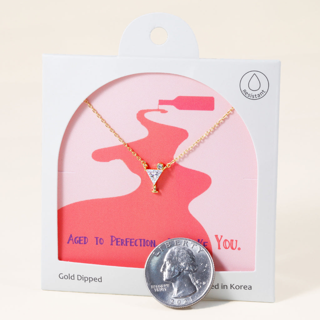 Martini Glass, Necklace