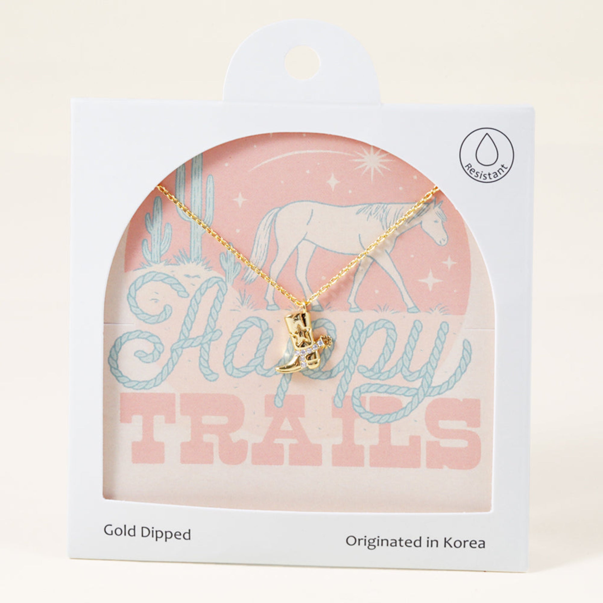 Western Cowboy Boot, Necklace