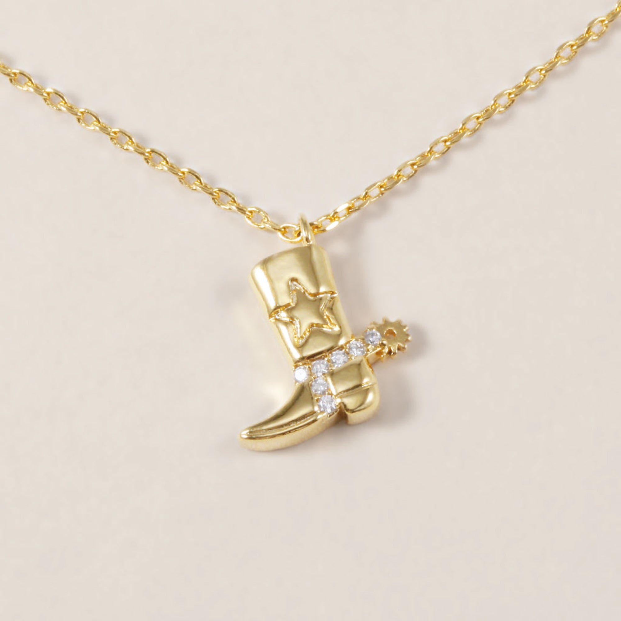 Western Cowboy Boot, Necklace