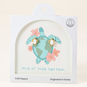 Opal Turtles, Earrings