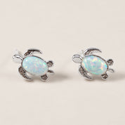 Opal Turtles, Earrings