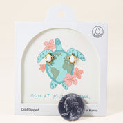 Opal Turtles, Earrings