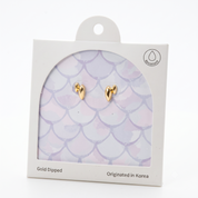 18K Gold Dipped Chunky Fluid Claws Earrings
