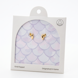 18K Gold Dipped Chunky Fluid Claws Earrings