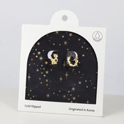 18K Gold Dipped Colorful Candy Crush Earrings