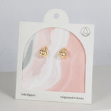 18K Gold Dipped Chunky Downtown Trio Hoop Earrings