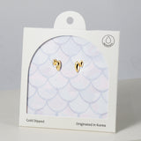 18K Gold Dipped Chunky Fluid Claws Earrings